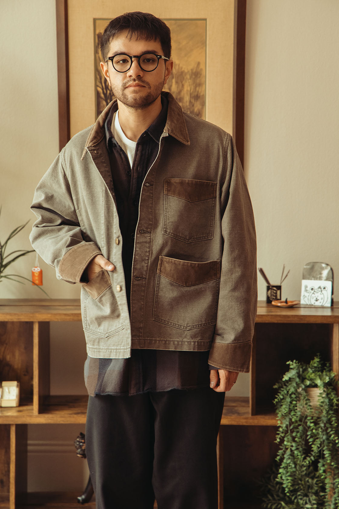 Unlikely Dry Goods - Old Hunter Jacket - Used Black - Canoe Club