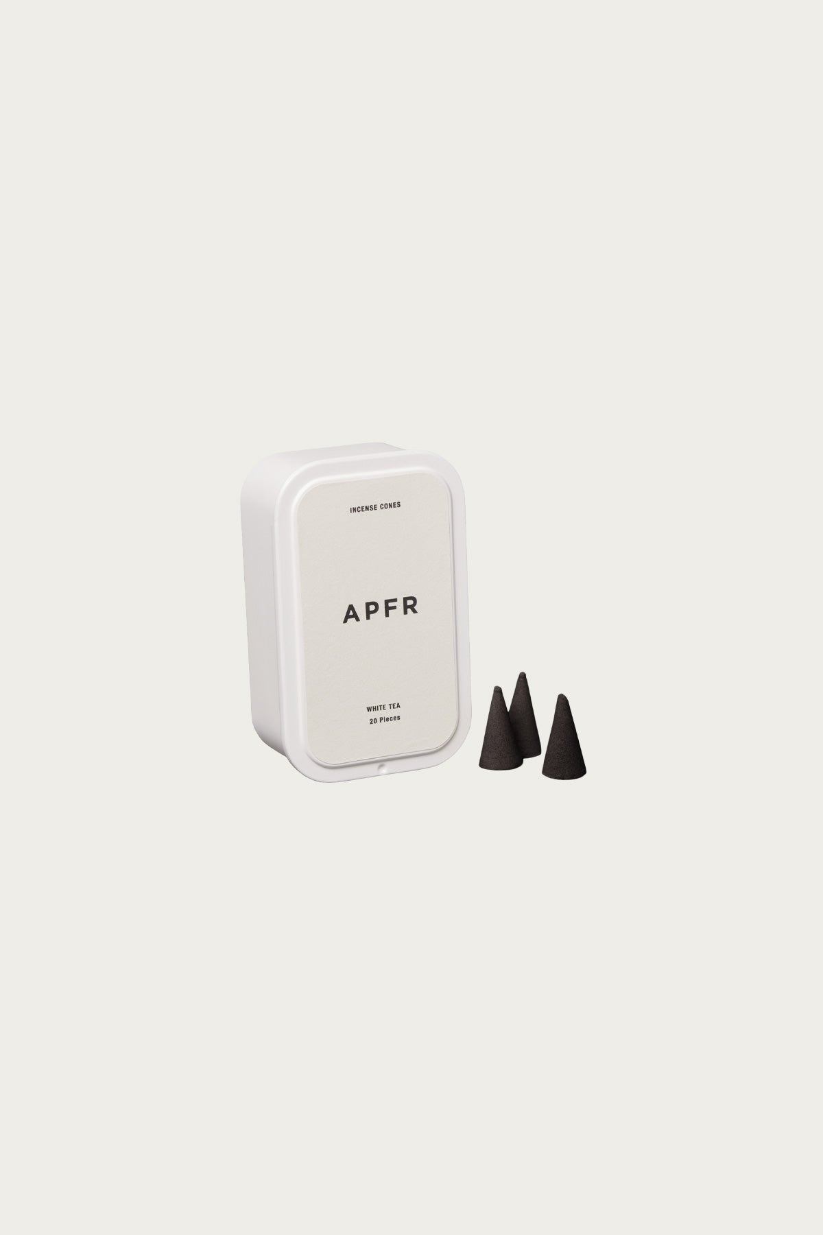APFR - Charcoal Incense Cones - White Tea - Canoe Club