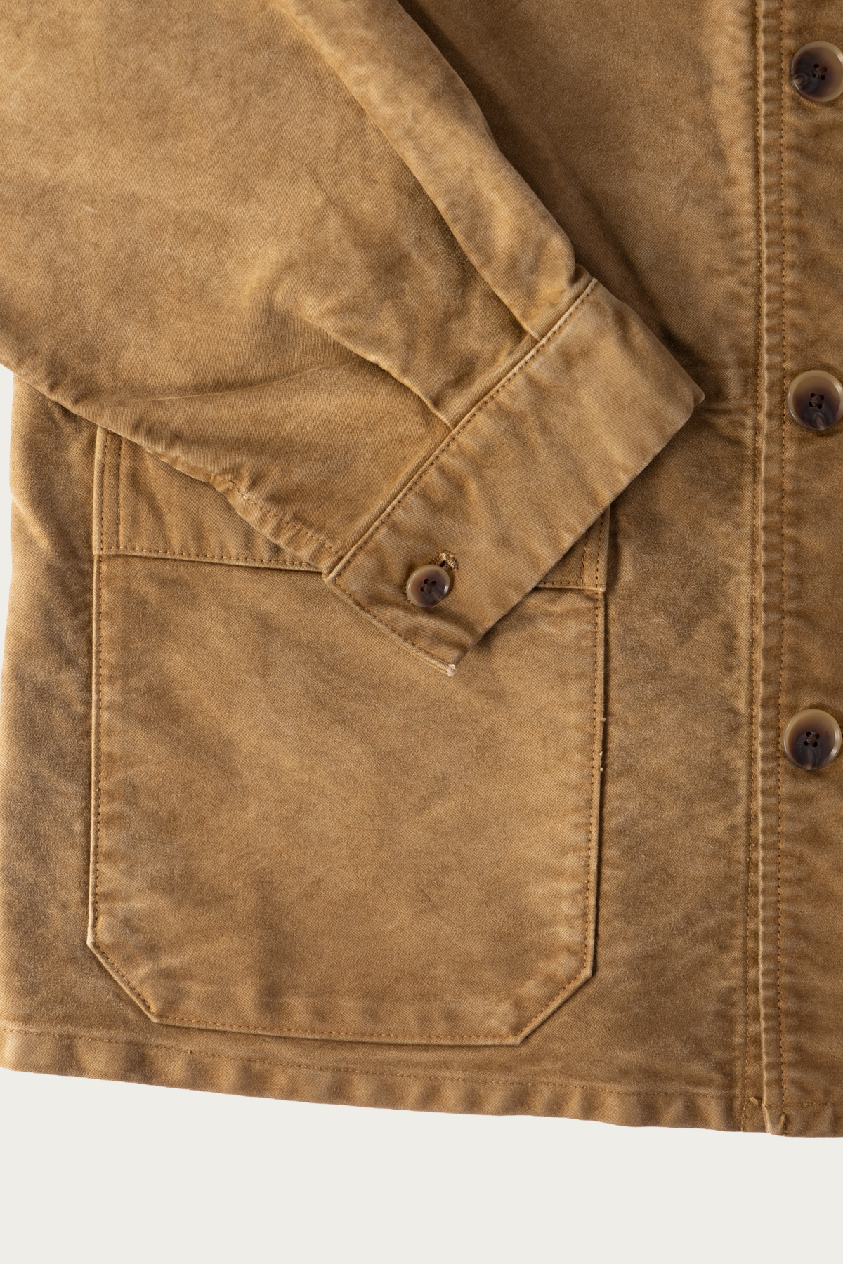 Auralee - Garment-Dyed Organic Cotton Heavy Moleskin Coverall - Faded Brown - Canoe Club