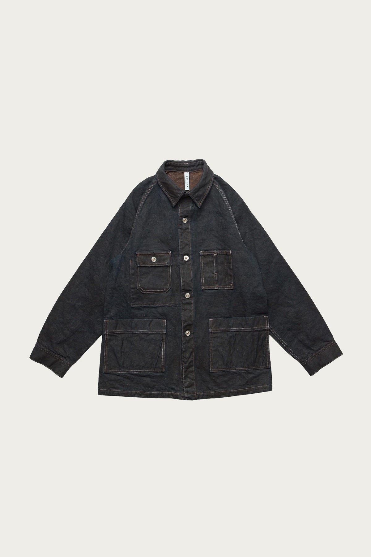 Cottle - C.T.L. Traveling Jacket - Kakishibu Indigo - Canoe Club