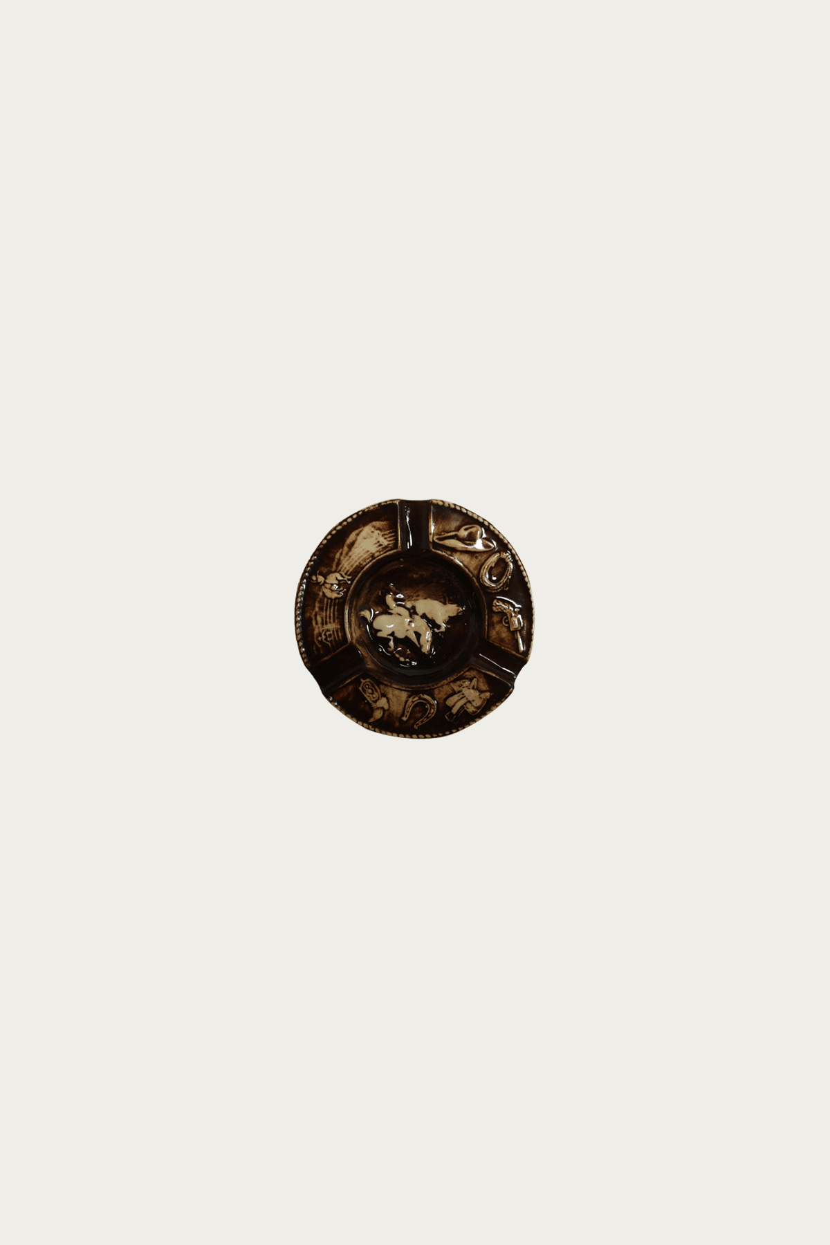 Danny D's Mud Shop - Chocolate Brown Cowboy - Ashtray - Canoe Club
