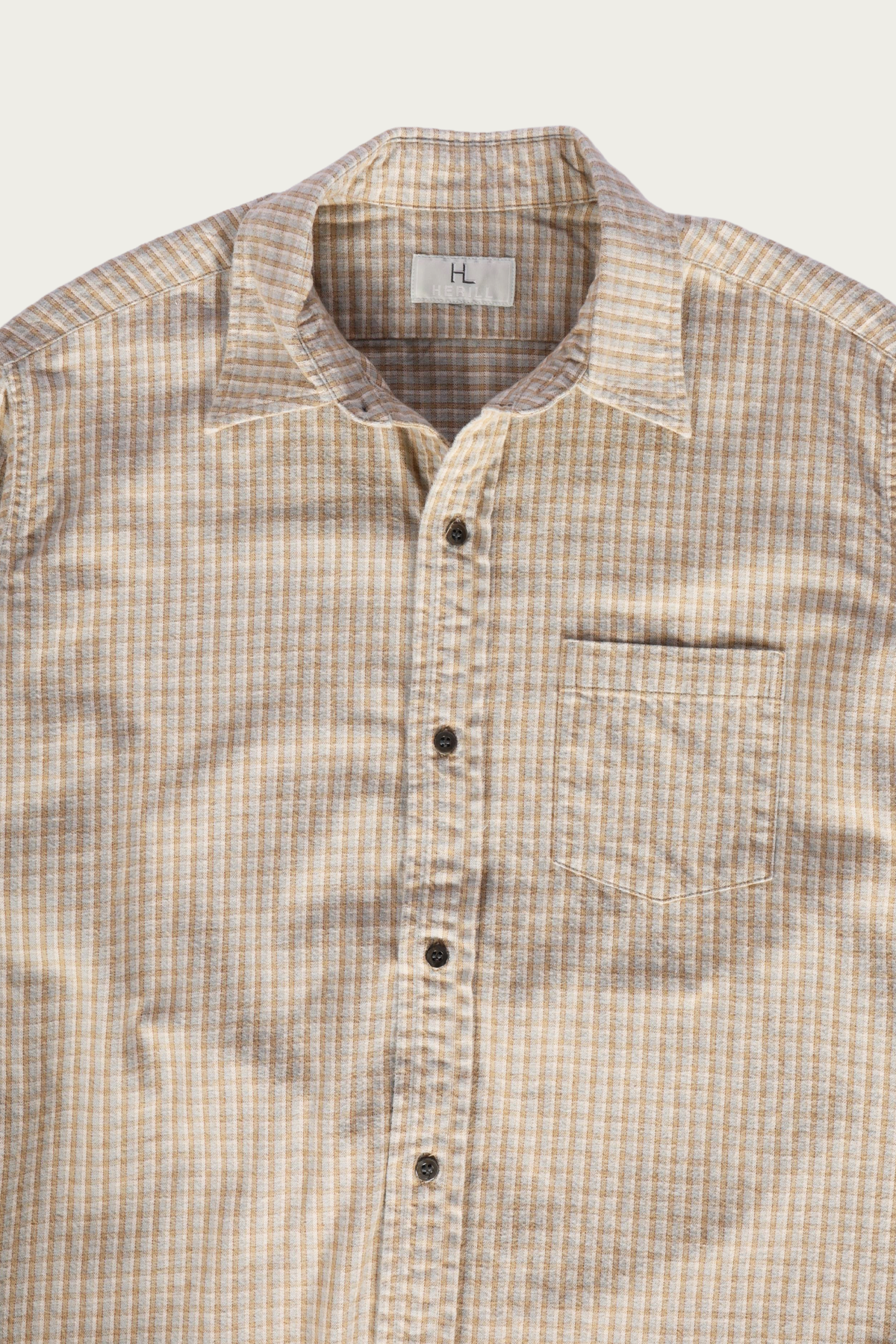 Herill - Check Workshirt - Beige - Canoe Club