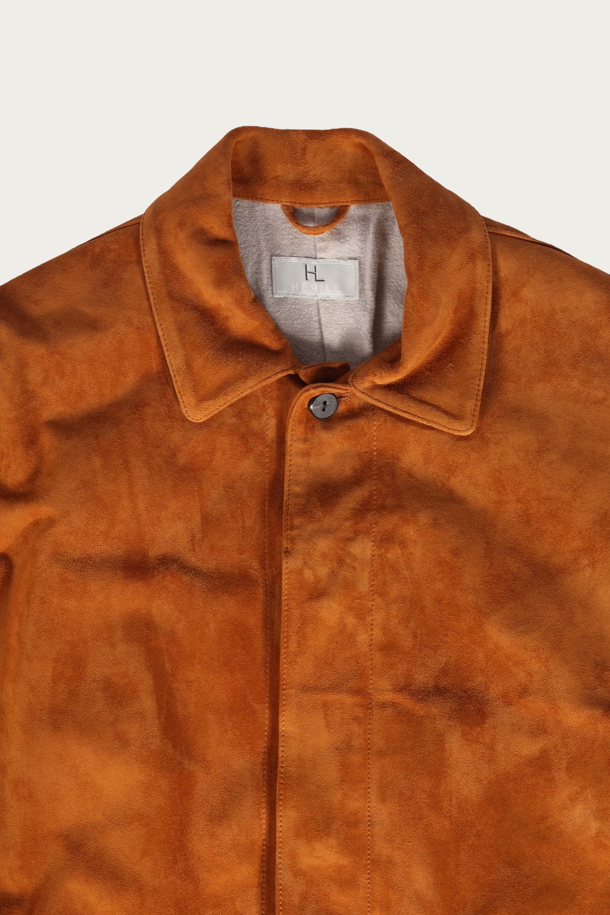 Herill - Goatsuede Jacket - Brown - Canoe Club