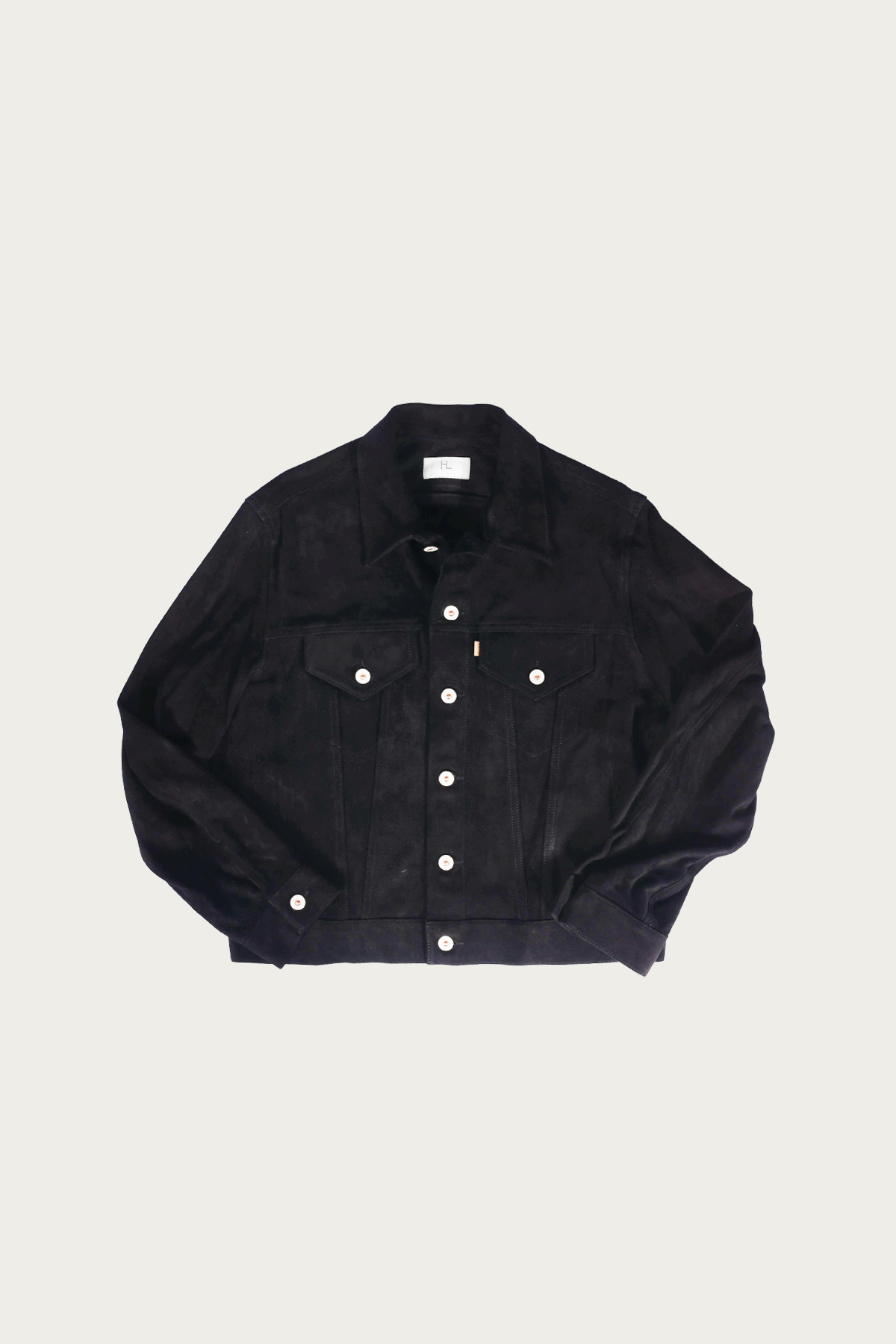 Herill - Lambsuede Jacket - Black - Canoe Club