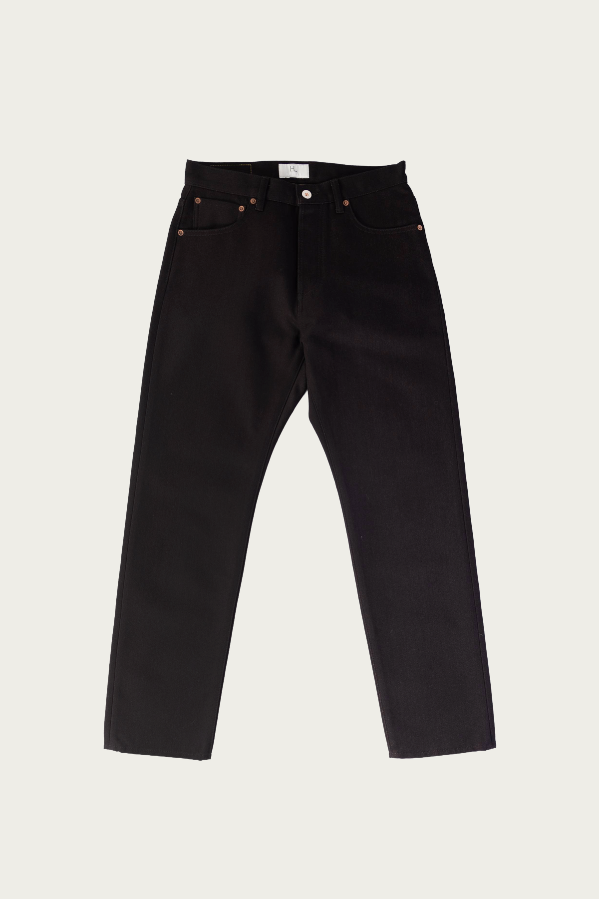 Herill - Wool Denim Regular Jeans - Brown/Black - Canoe Club