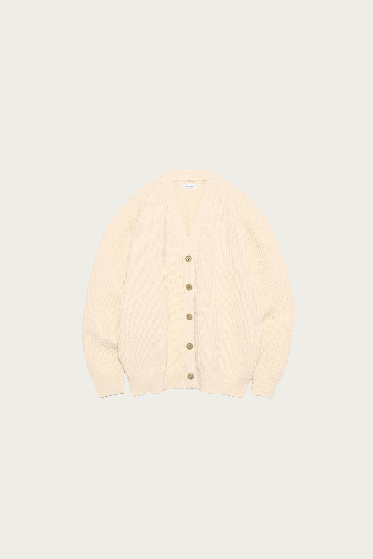 nanamica - 5G Knit Cardigan - Ivory - Canoe Club