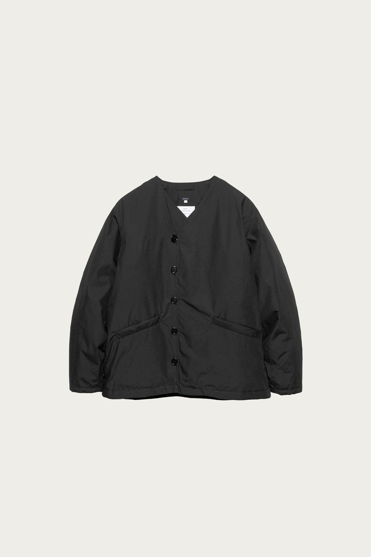 nanamica - Down Cardigan - Black - Canoe Club