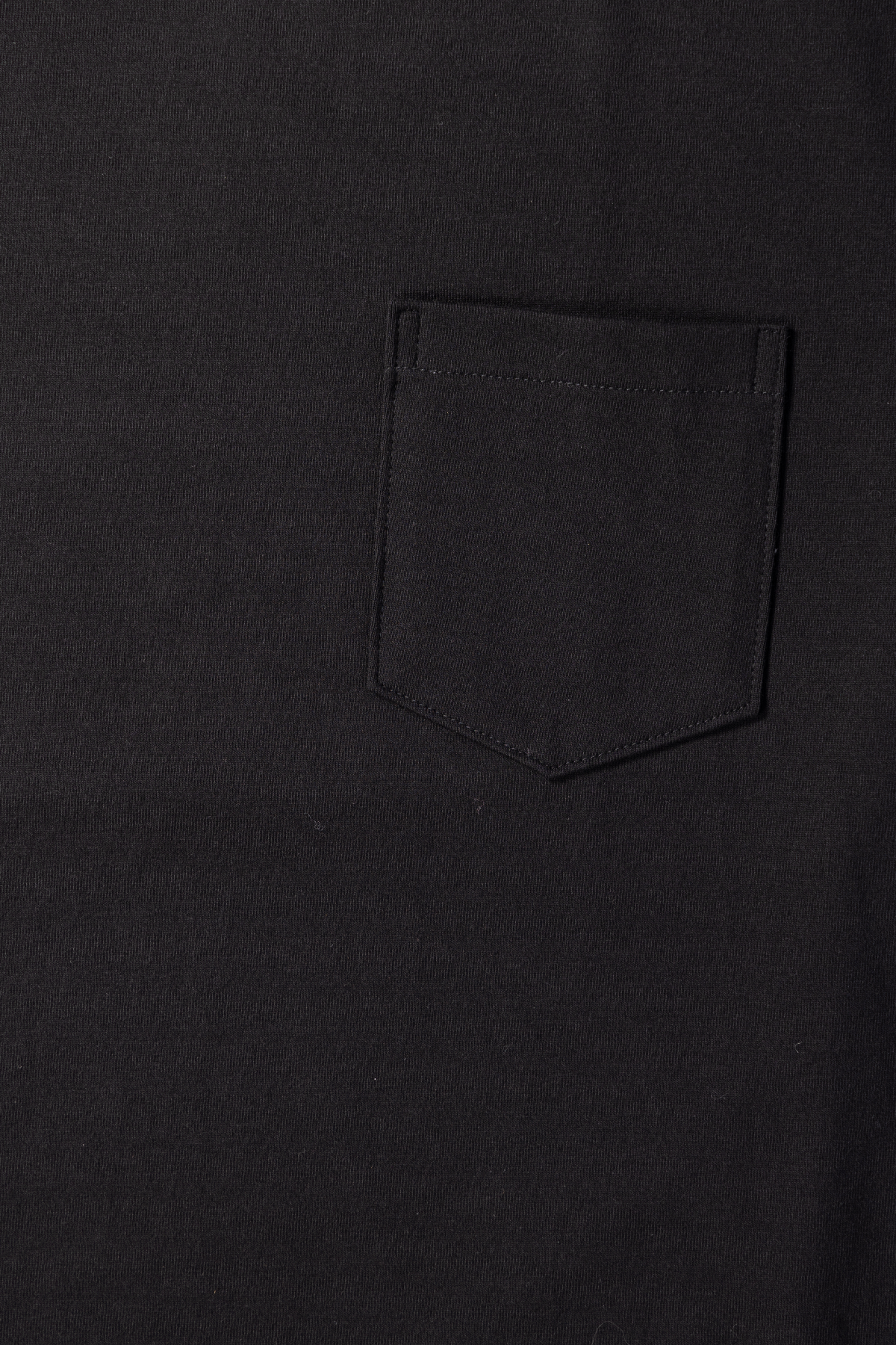 orSlow - Sturdy Cotton T-Shirt With Pocket - Black - Canoe Club