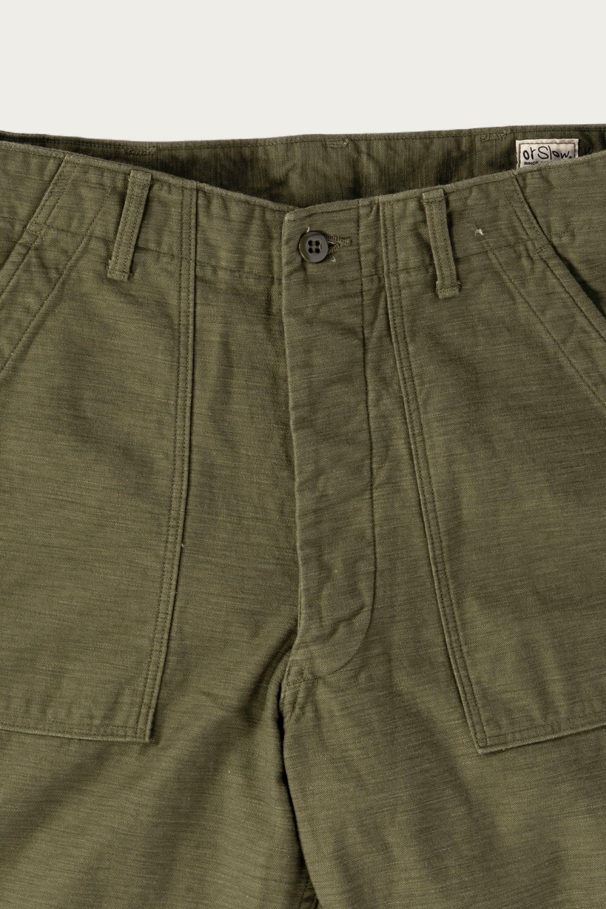 orSlow - Vintage Fit Fatigue Pants - Dark Olive - Canoe Club