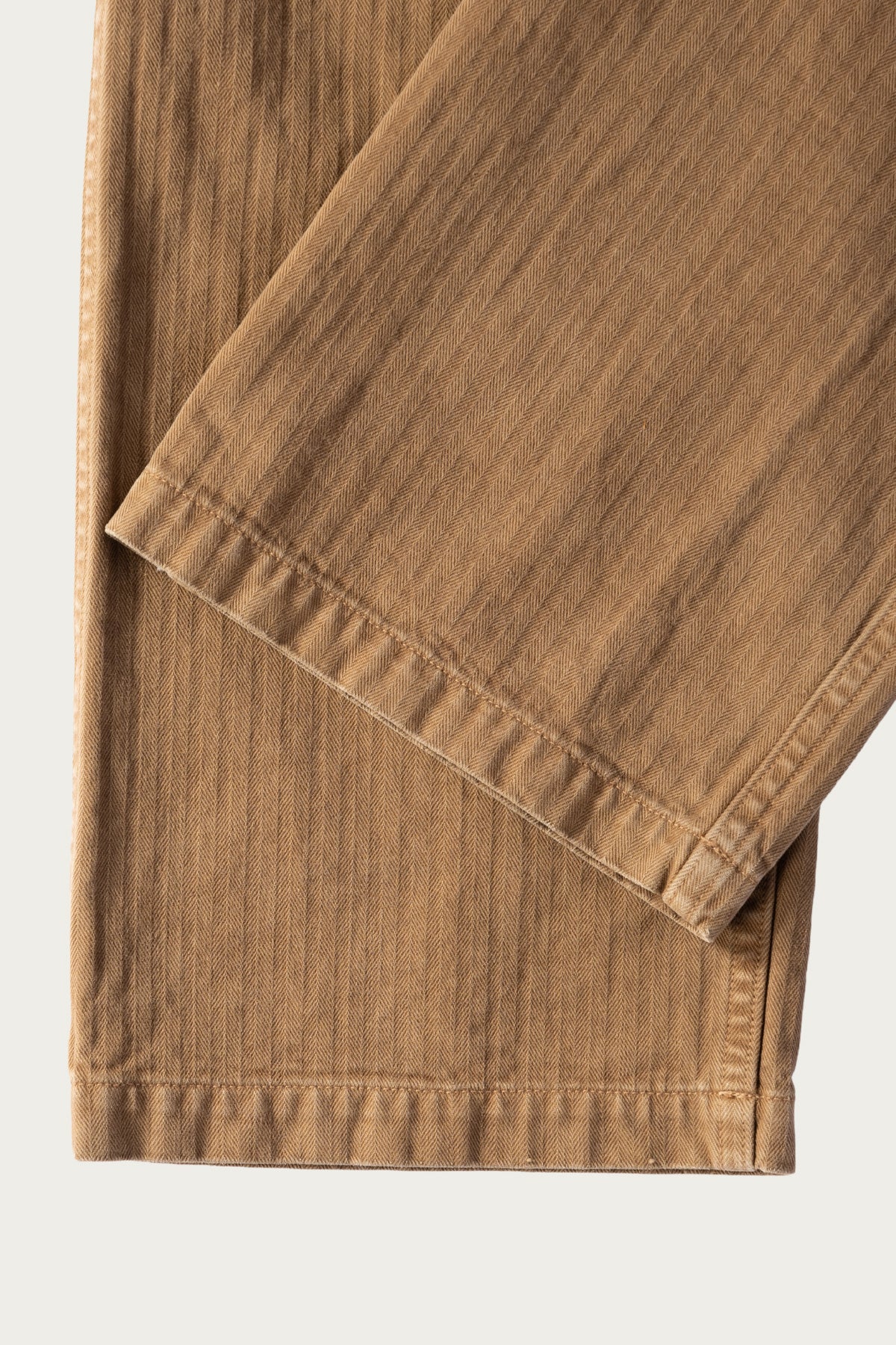 Canoe Club - (EARLY ACCESS) orSlow x Canoe Club Regular Fit Fatigue Pants - Walnut Brown Herringbone Twill - Canoe Club