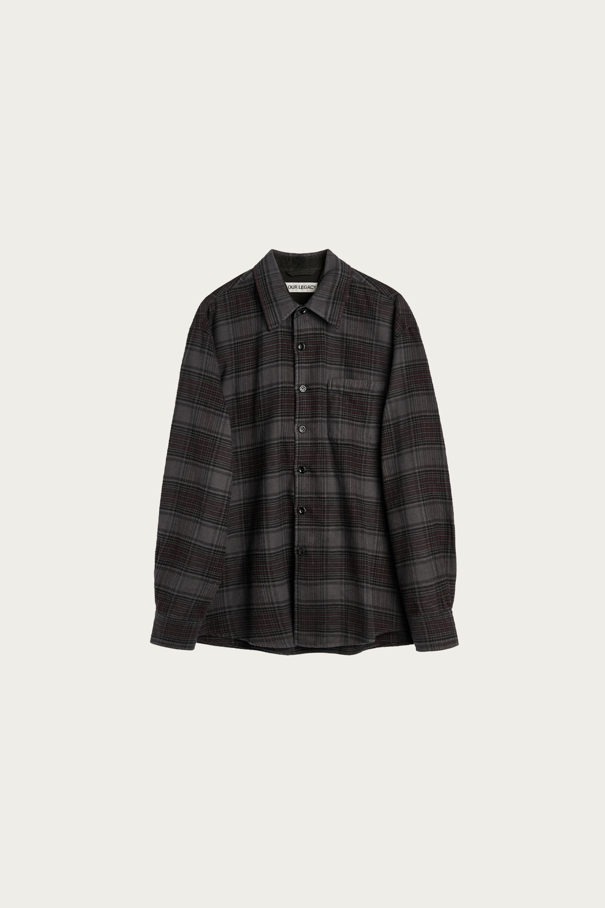 Our Legacy - Above Shirt - Faded Nocturne Check Flannel - Canoe Club