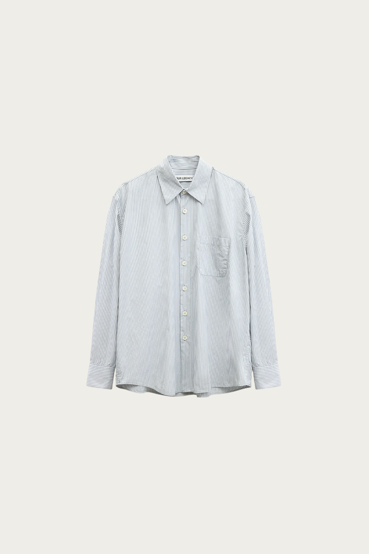 Our Legacy - Above Shirt - Faubourg Stripe Super Poplin - Canoe Club