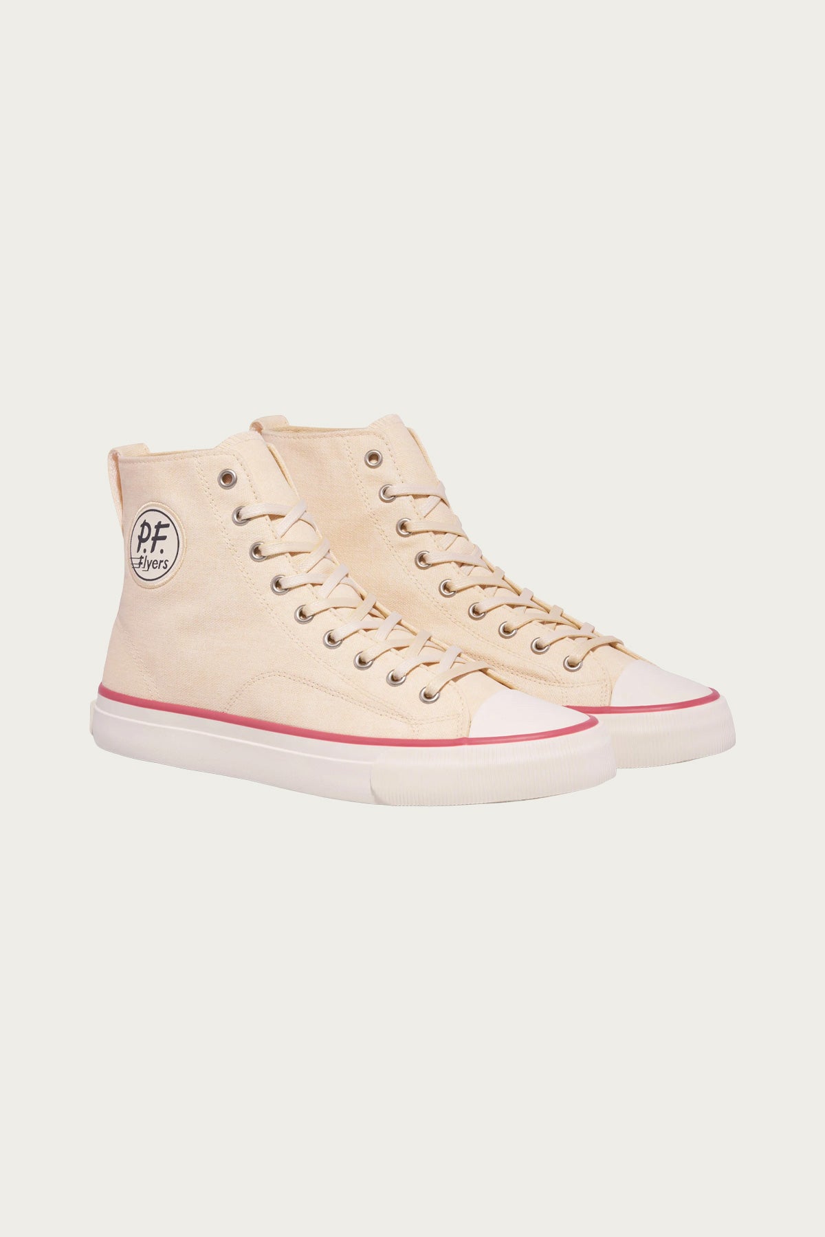 P.F. Flyers - All-American Hi - Antique White/Crimson - Canoe Club