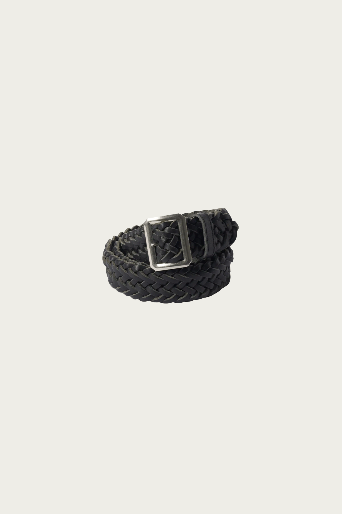 Phigvel - Leather Mesh Belt - Black - Canoe Club