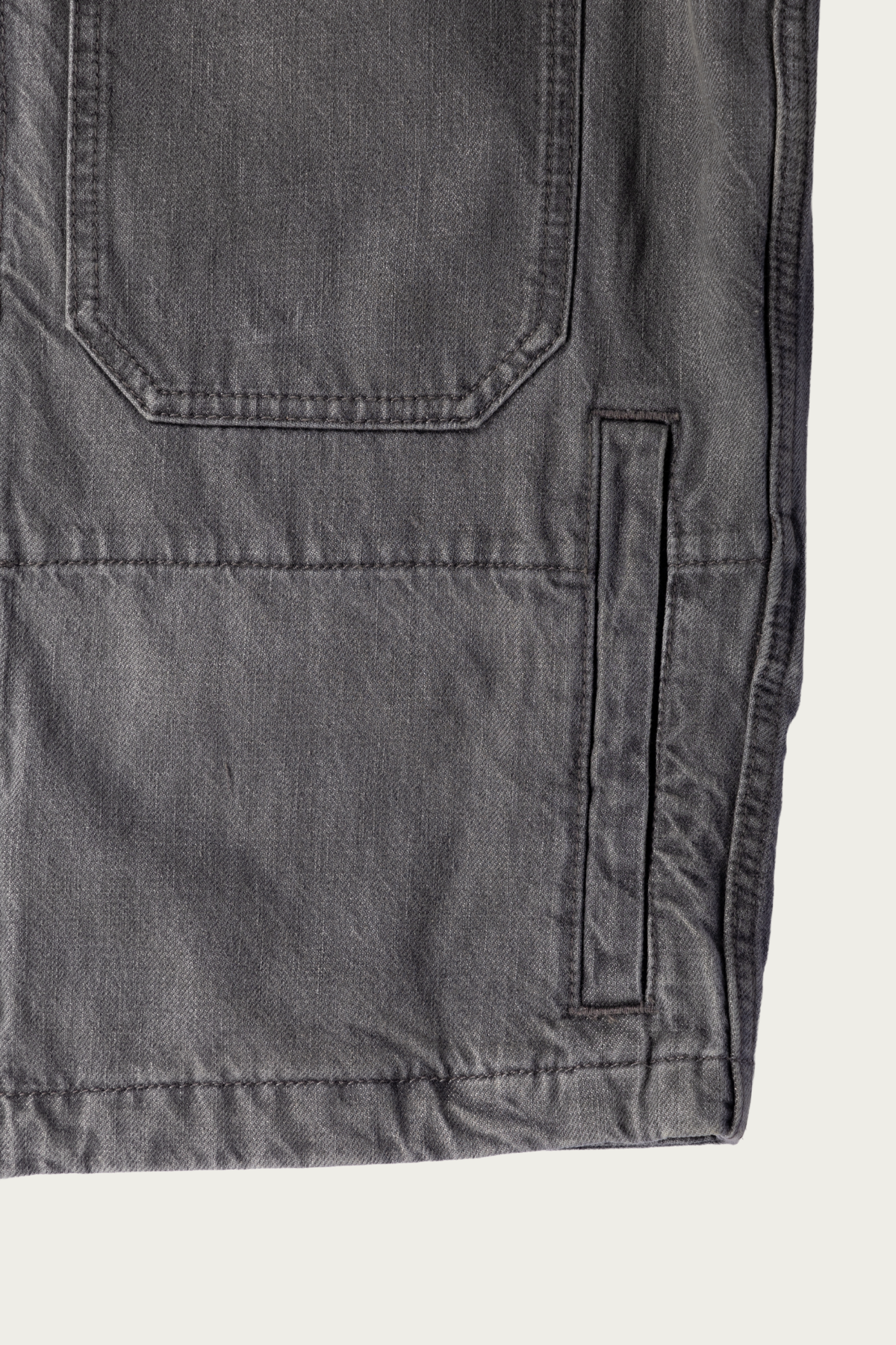 Stone Island - Biker Jacket - Grey Light Wash - Canoe Club