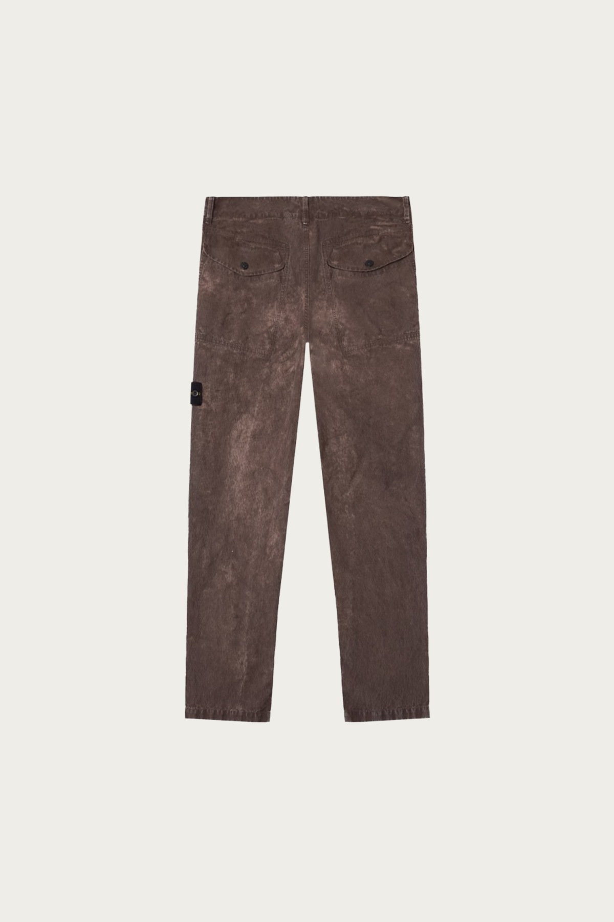 Stone Island - Corduroy "Terra" Effect Chinos - Lead Grey - Canoe Club