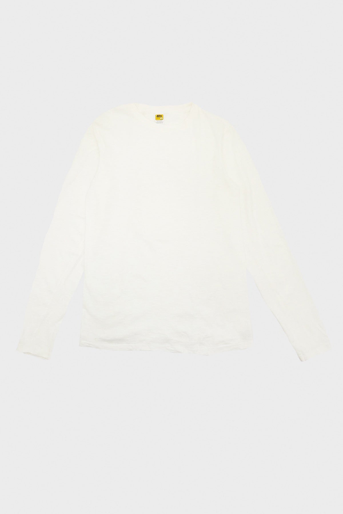 Velva Sheen - Long Sleeve Rolled Tee - White - Canoe Club