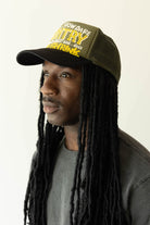 Kapital - KOUNTRY DIRTY SHRINK Trucker CAP - Gray x Black - Canoe Club