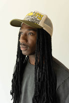 Kapital - CONEYCOWBOWY Trucker CAP - Purple x Ecru - Canoe Club