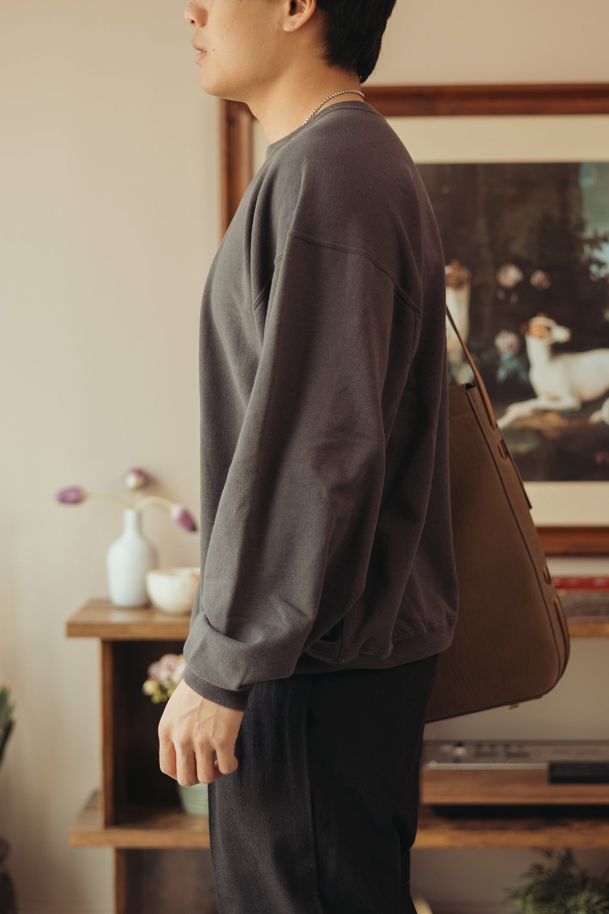 Niceness - S. Freeman Sweatshirt - Charcoal - Canoe Club