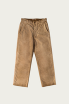 Auralee - Garment-Dyed Organic Cotton Heavy Moleskin Pants - Faded Brown - Canoe Club