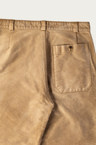 Auralee - Garment-Dyed Organic Cotton Heavy Moleskin Pants - Faded Brown - Canoe Club