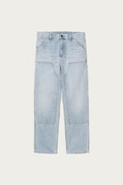 Carhartt Work In Progress - Double Knee Pant - Blue Heavy Worn Bleached - Canoe Club