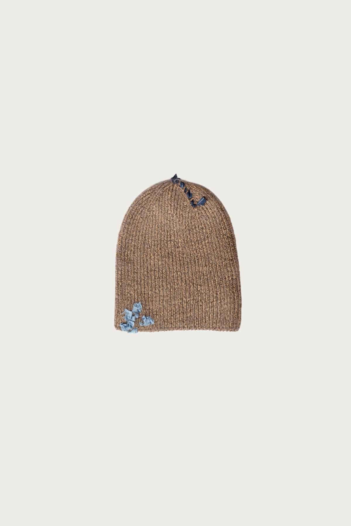 Cottle - Silk Mohair Sparkle Beanie - Tree Bark - Canoe Club