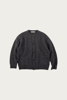 FrizmWORKS - Brushed Wool Round Cardigan - Brown - Canoe Club