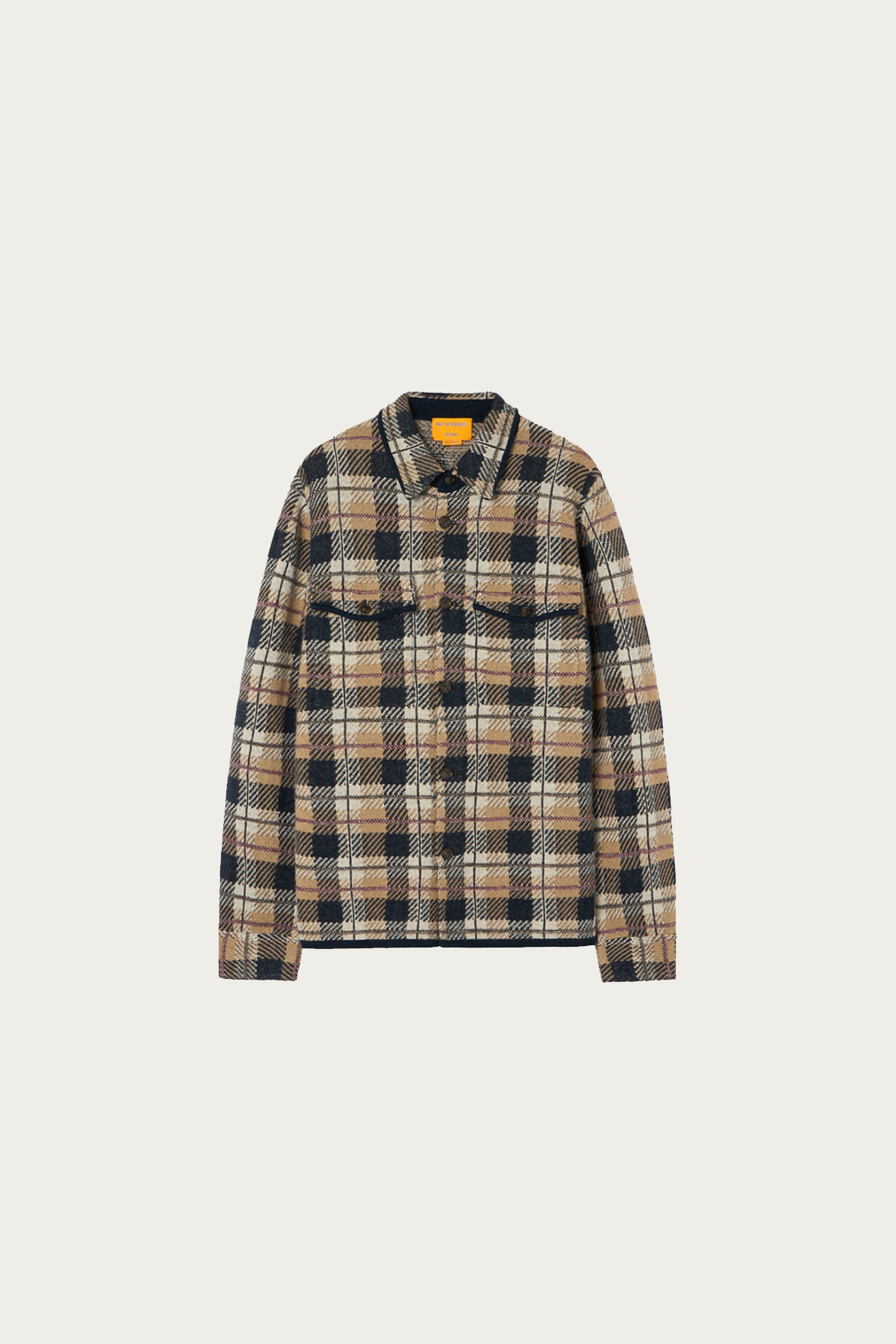 Guest In Residence - Plaid Work Shirt - Camel Combo - Canoe Club