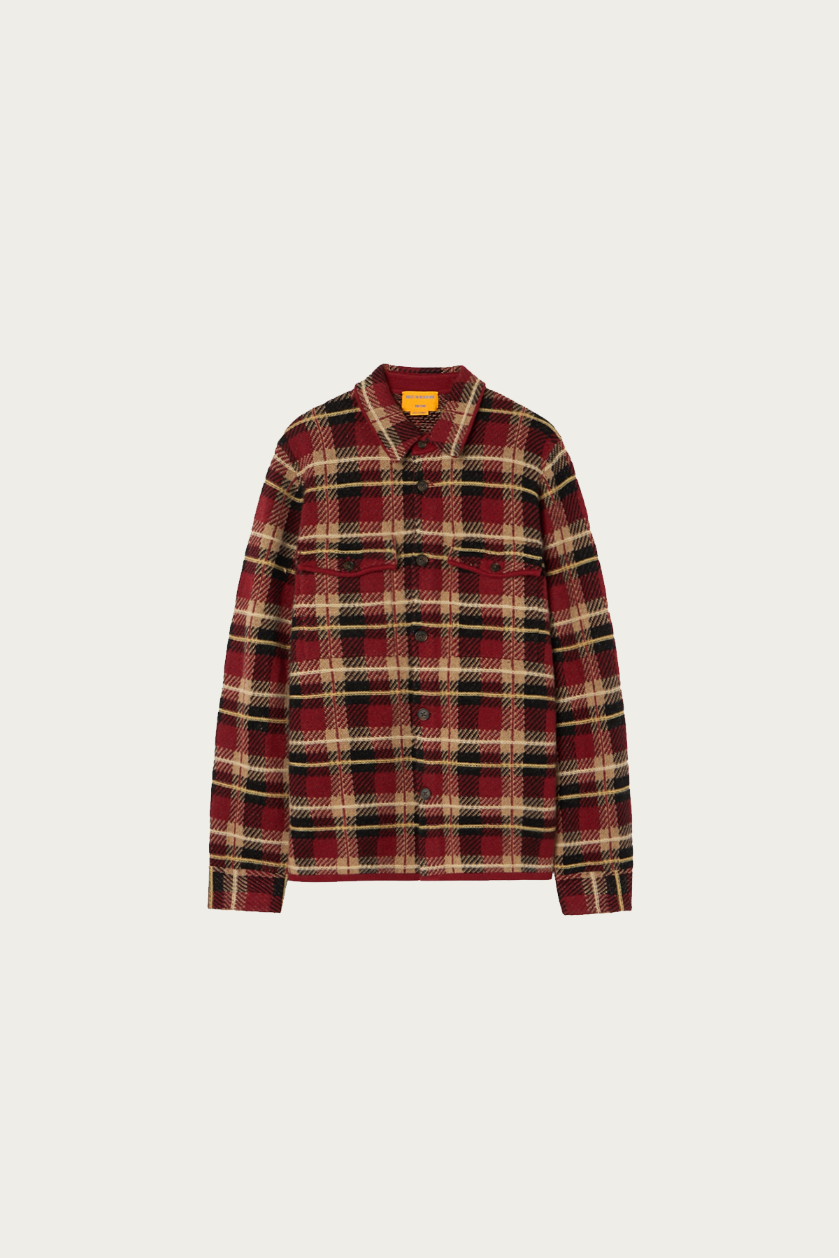 Guest In Residence - Plaid Work Shirt - Carmine Combo - Canoe Club