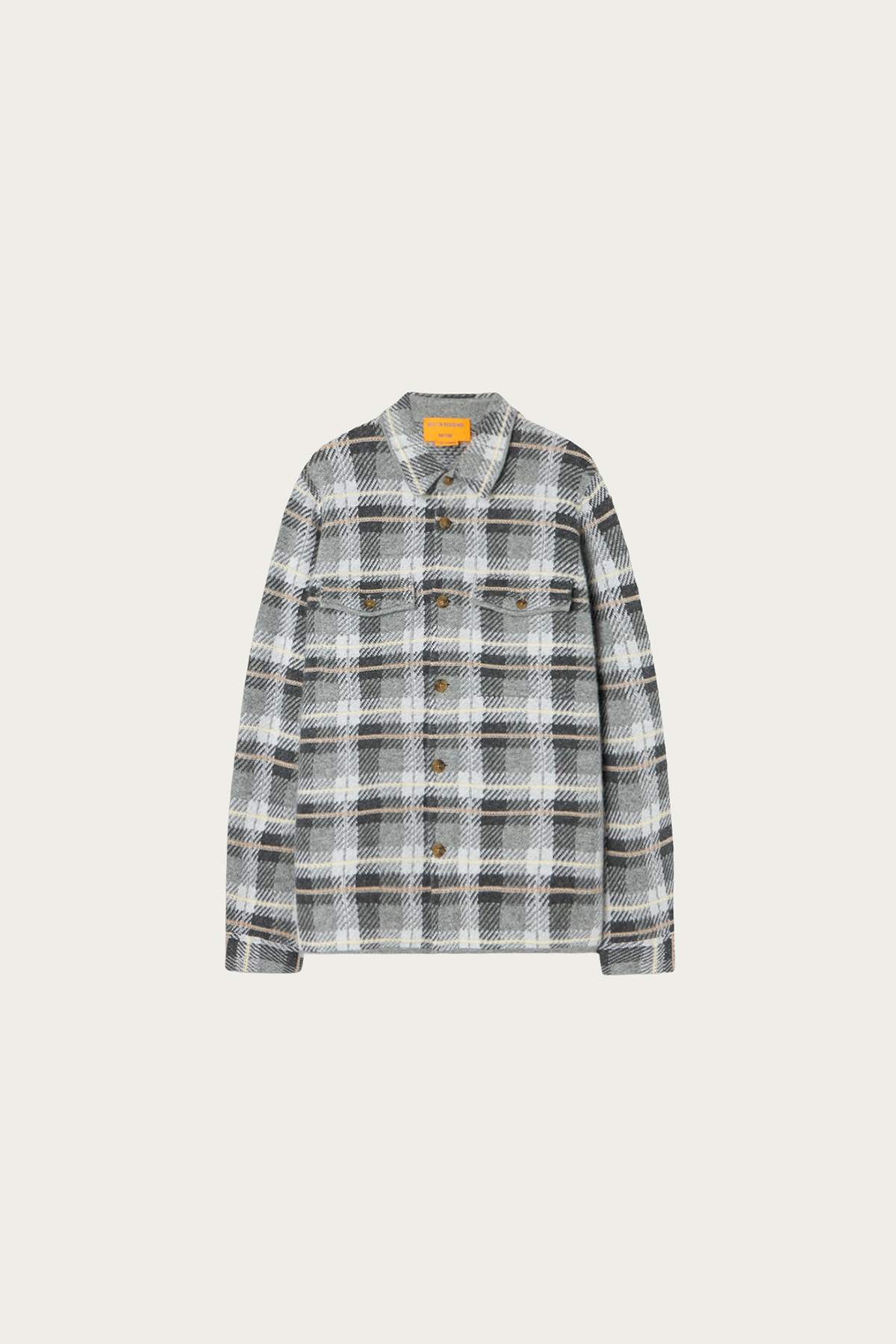 Guest In Residence - Plaid Work Shirt - Heather Grey Combo - Canoe Club