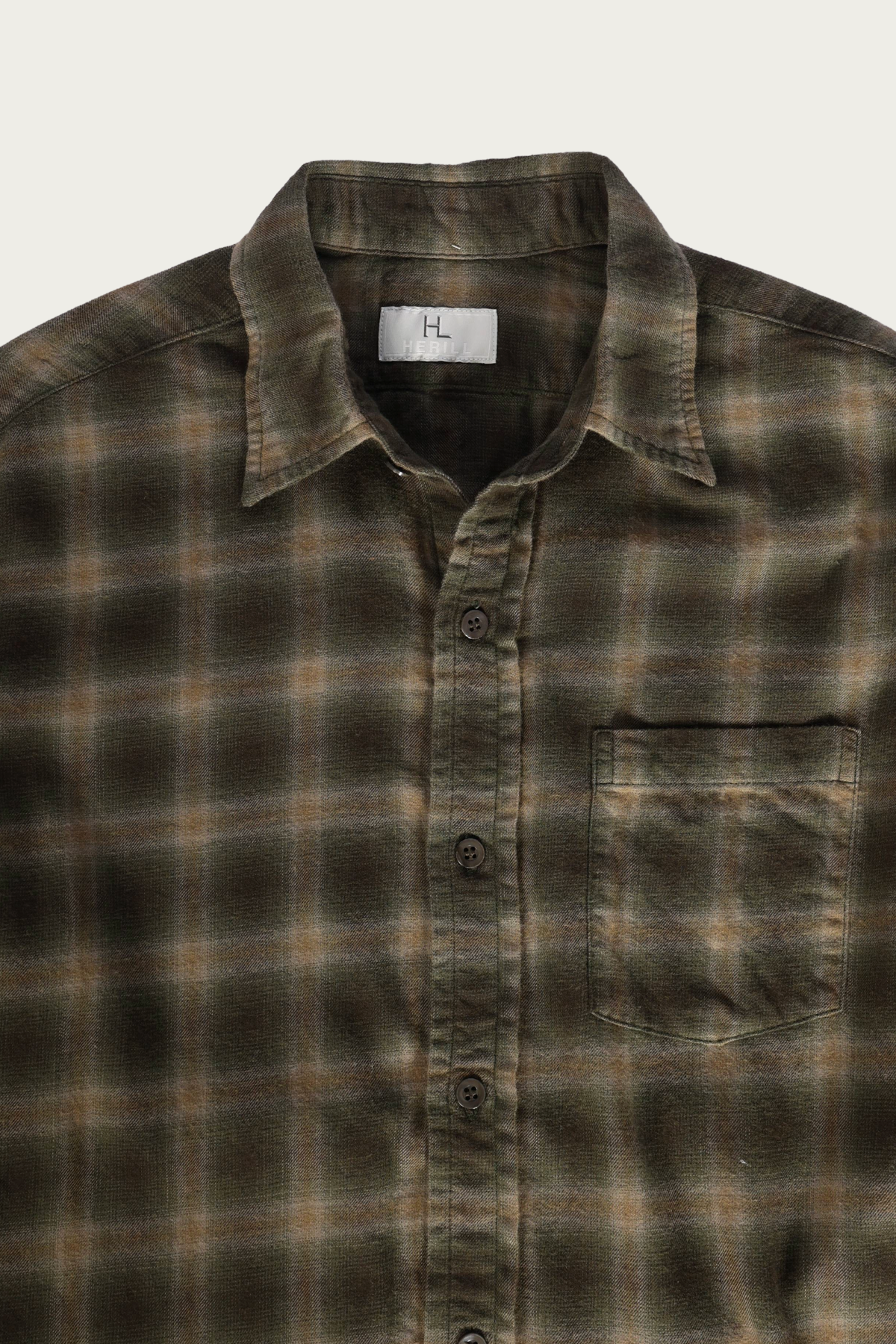 Herill - Check Workshirt - Green - Canoe Club
