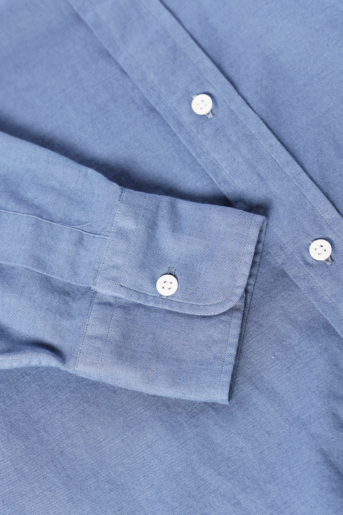 Herill - Cotton Cashmere Shirt - Sax - Canoe Club