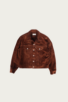Herill - Lambsuede Jacket - Brown - Canoe Club