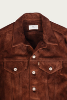 Herill - Lambsuede Jacket - Brown - Canoe Club