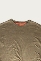 Herill - Linen Reversible T-Shirt - Olive/Orange - Canoe Club