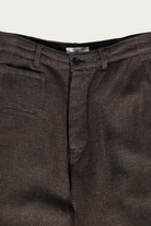 Herill - Paskal Tweed Workpants - Charcoal Brown - Canoe Club