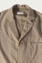 Herill - Rigid Woolcheck Jacket - Beige - Canoe Club