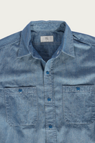 Herill - Sea Island Cotton Chambray Shirt - Indigo - Canoe Club