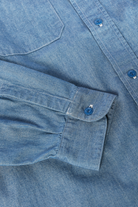 Herill - Sea Island Cotton Chambray Shirt - Indigo - Canoe Club