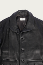 Herill - Shrink Lamb Cossack Jacket - Black - Canoe Club