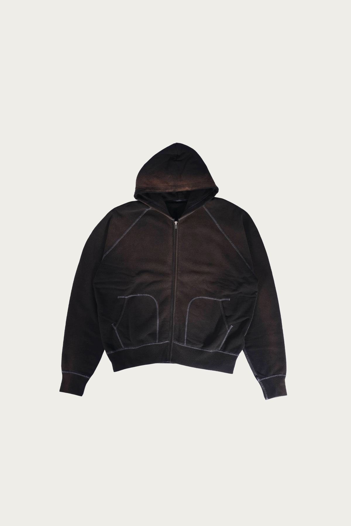 Herill - Zip Up Hooded Sweatshirt - Black - Canoe Club