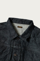 Kapital - 14oz BLK Denim 1st JKT - Black - Canoe Club
