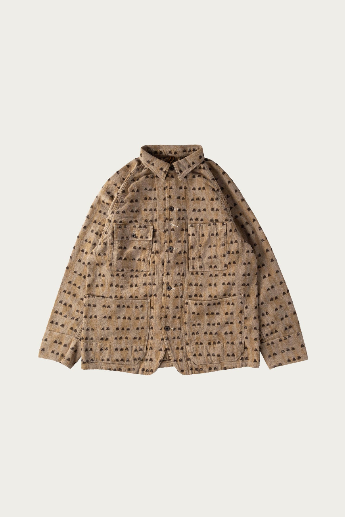 Kapital - Cotton TUME-BASHOH CACTUS Coverall - Beige - Canoe Club