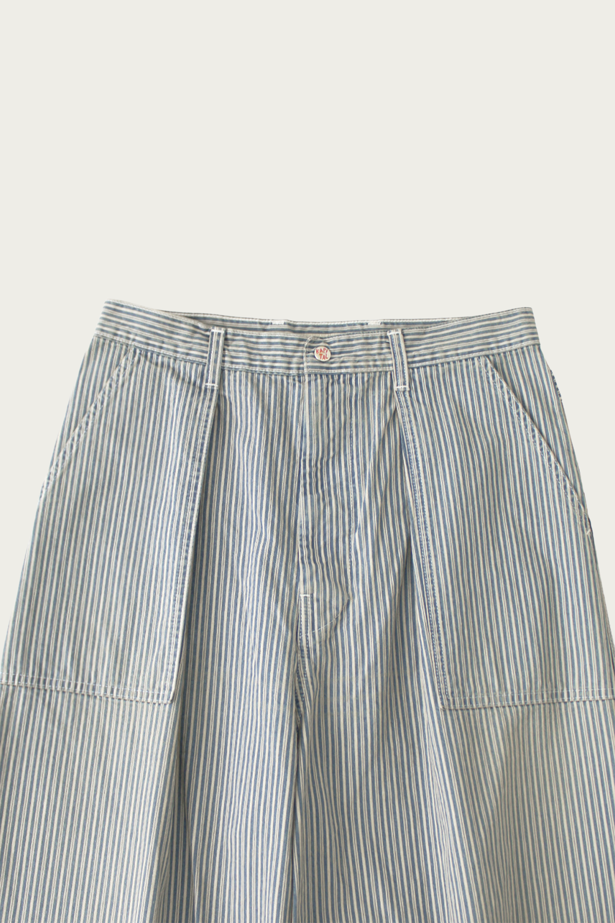 Kapital - LIBERTY Hickoree FATIGUE Baggy Pants - Hickoree - Canoe Club