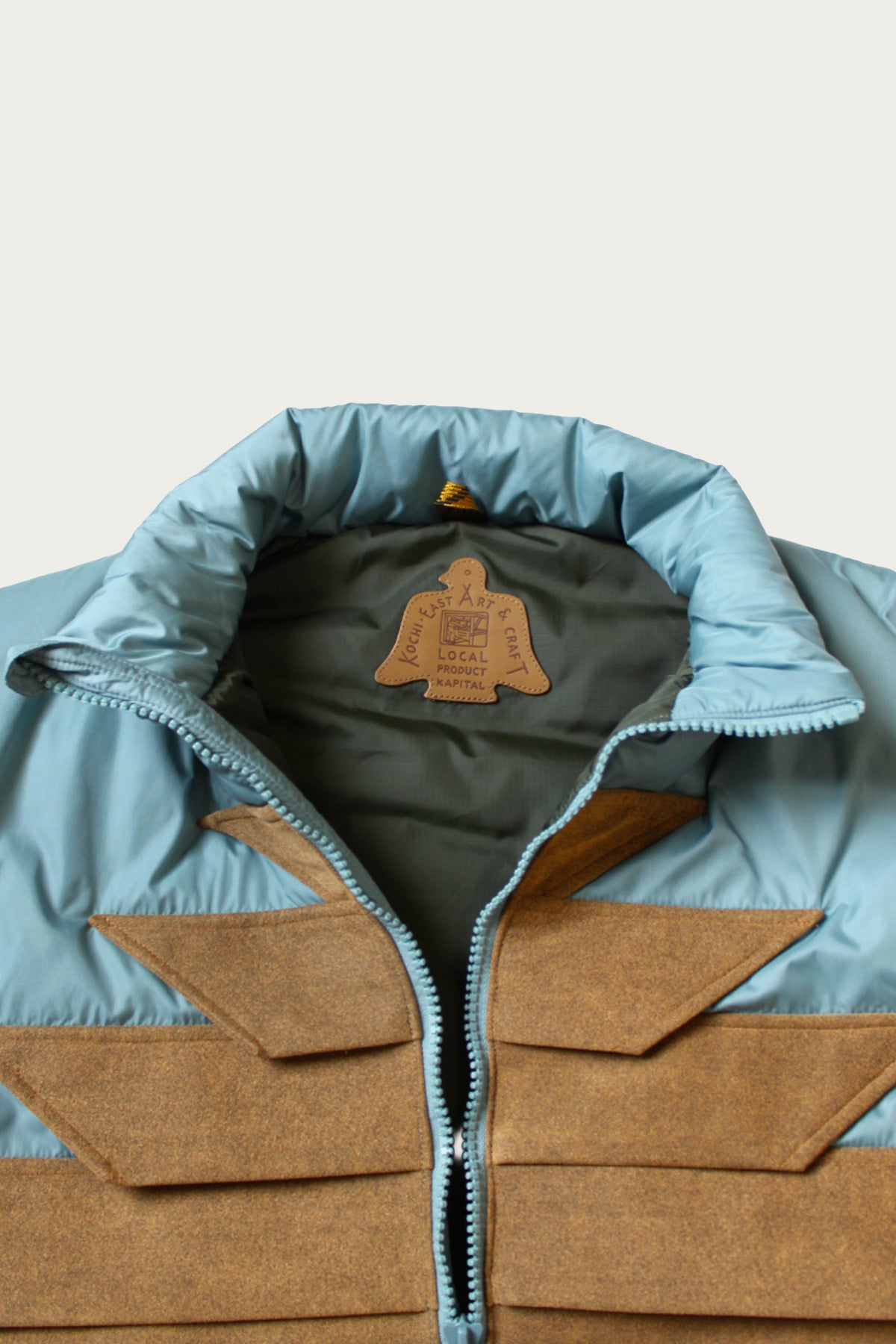 Kapital - Nylon ZEPHYR Fishing Vest - Sax - Canoe Club