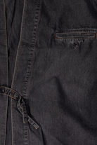 Khoki - Patchwork Denim Overshirt - Black - Canoe Club