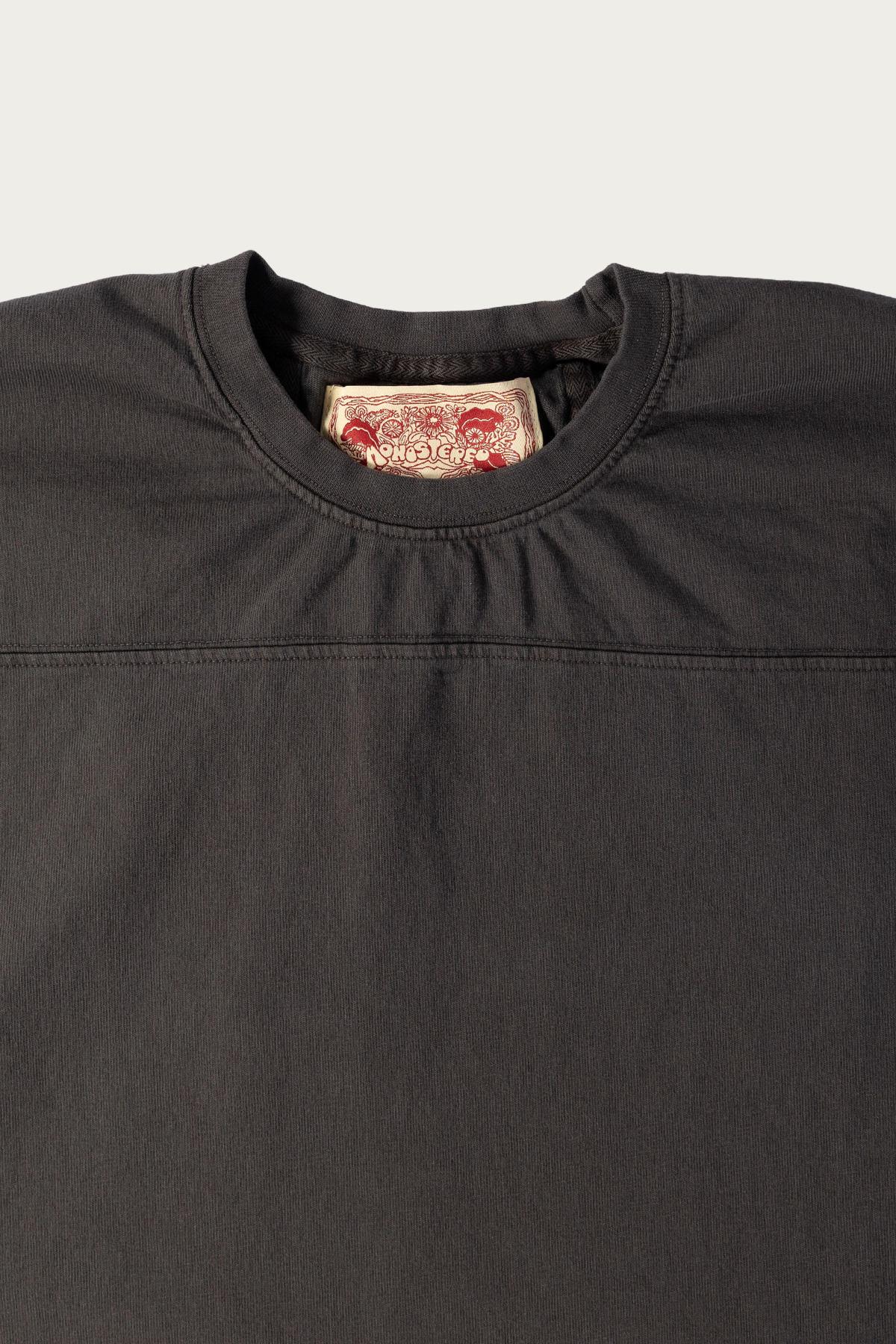Monostereo - Community Football Tee - Washed Black - Canoe Club