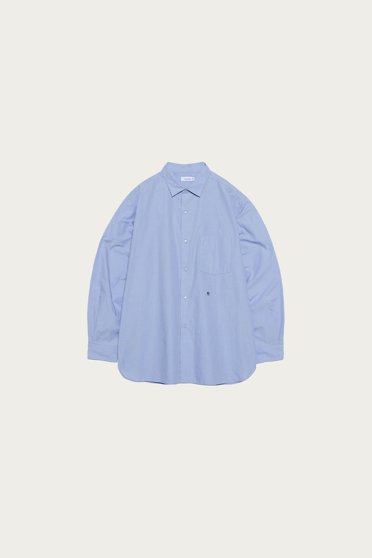 nanamica - Regular Collar Wind Shirt - Sax - Canoe Club